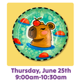 Load image into Gallery viewer, Capybara Bubble Plate Summer Class